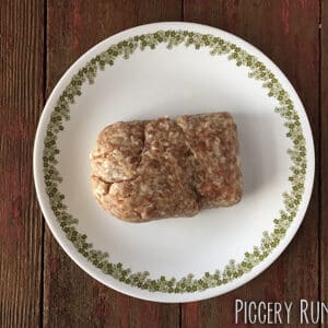 Ground pork, breakfast sausage seasoned, 1lb