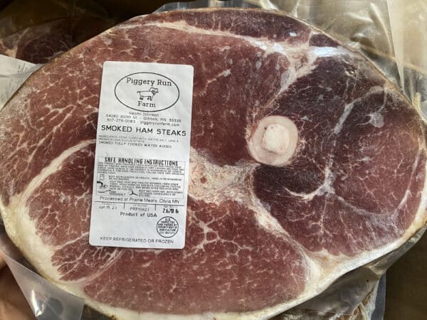 Ham steaks, smoked and cured, fully cooked, 2-3lbs