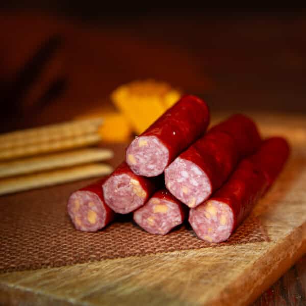 Cheddar All Pork Meat Sticks
