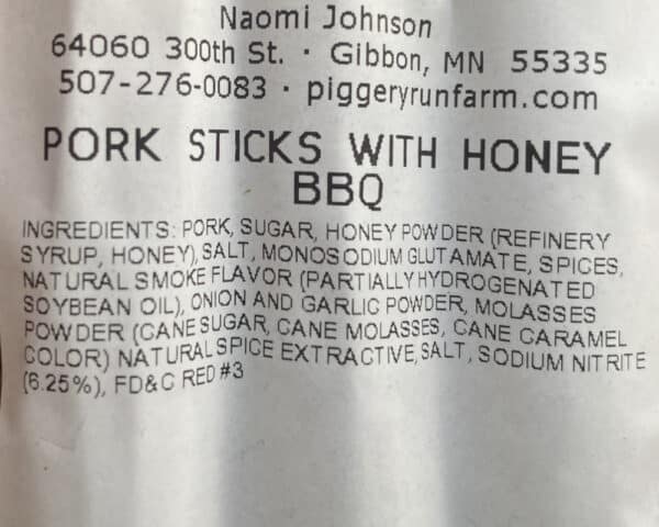 Honey BBQ All Pork Meat Sticks - Image 2